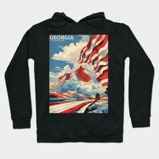 Georgia United States of America Tourism Vintage Poster Hoodie